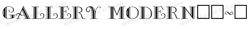 Gallery Modern字体字体转换